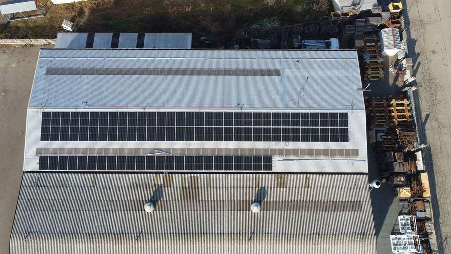 Impianto fotovoltaico su capannone 60 kWp a Virle Piemonte